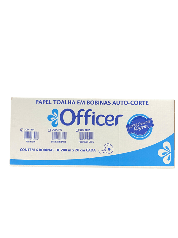 1874 - PAPEL TOALHA BOBINA OFFICER PREMIUM A.C