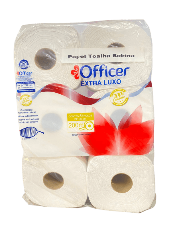 1871 - PAPEL TOALHA BOBINA OFFICER EXTRA LUXO