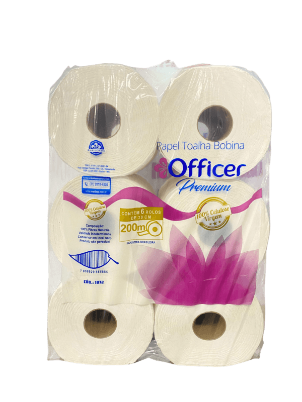 1872 - PAPEL TOALHA BOBINA OFFICER PREMIUM