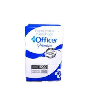 PAPEL TOALHA INTERFOLHADO OFFICER PREMIUM 20CM X 21CM 1000 FOLHAS
