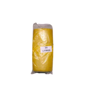 SACO PARA LIXO AMARELO 20L 40X50X ECO