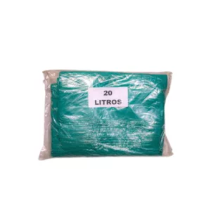 SACO PARA LIXO VERDE 20L 30X40 SOFT