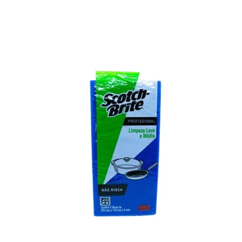 FIBRA AZUL NAO RISCA SCOTCH-BRITE 3M 22,5X10CM