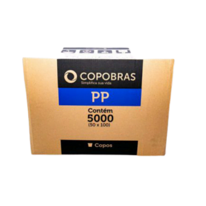 COPO COPOBRAS PP TRANSPARENTE 50ML - CX 50X100UN