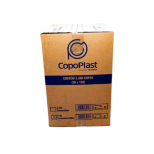 COPO COPOPLAST PS TRANSPARENTE 80ML - CX 30X100UN