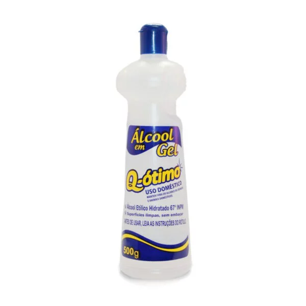 ALCOOL GEL 67% Q-ÓTIMO 500g