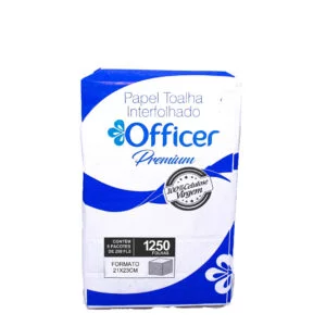 PAPEL TOALHA INTERFOLHADO OFFICER PREMIUM 21CMX23CM 1250 FOLHAS