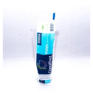 POTE TRANSPARENTE 300ML COPOPLAST - 50UN