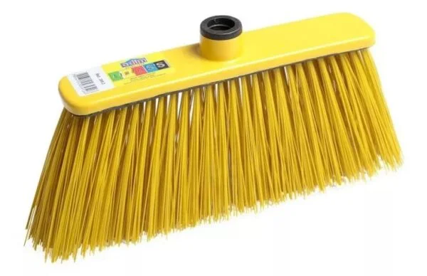 VASSOURA NYLON AMARELA SEM CABO ODIM