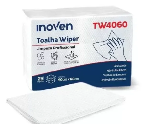 TOALHA WP BCO 70G 40X60CM C/25UN INOVEN