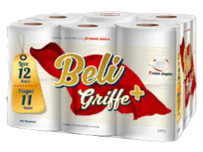 PAPEL HIGIÊNICO F/D PCT C/12RLS 30MTS BELI GRIFFE +