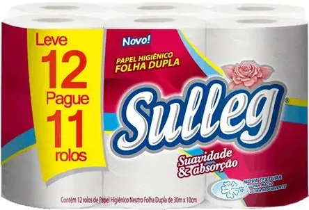 PAPEL HIGIÊNICO F/D PCT C/12RLS 30MTS SULLEG