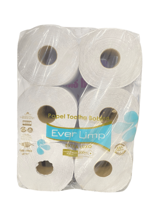 3383 - PAPEL TOALHA BOBINA EVERLIMP EXTRA LUXO