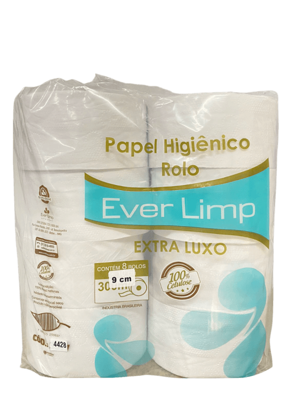 4428 - PAPEL HIGIÉNICO ROLAO F/SIMPLES  EXTRA LUXO EVERLIMP