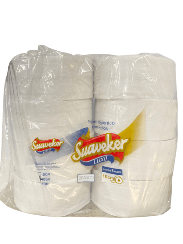 3784 - PAPEL HIGIÉNICO ROLAO F/SIMPLES SUAVEKER LUXO